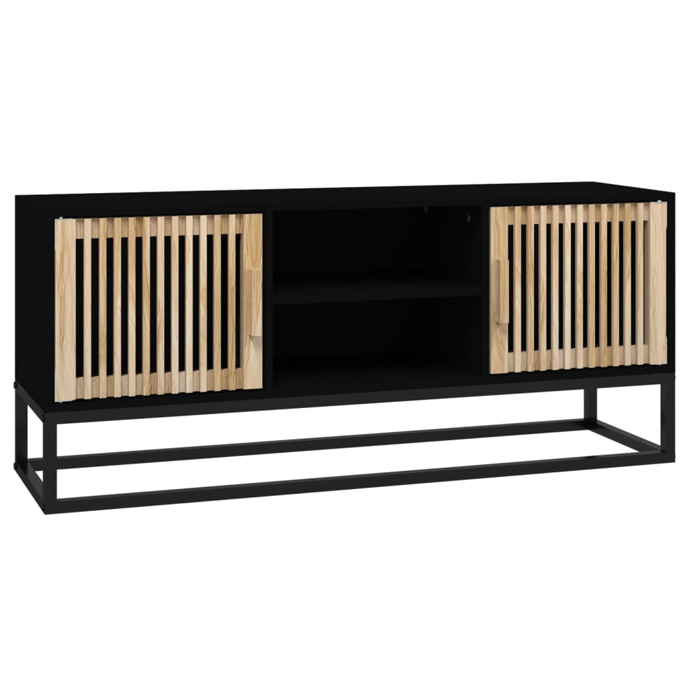 Schwarzer TV-Schrank 105 cm