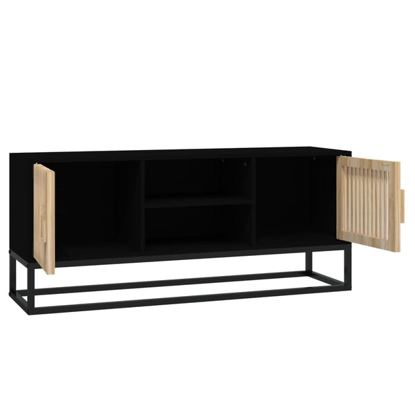 Schwarzer TV-Schrank 105 cm