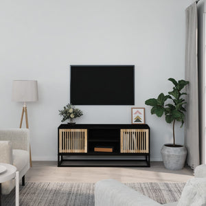 Schwarzer TV-Schrank 105 cm