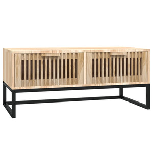 Couchtisch Holzwerkstoff & Eisen 80x40x35 cm