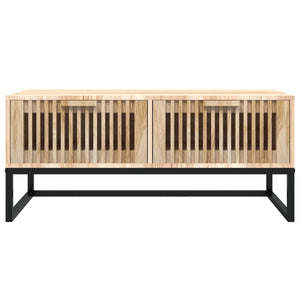 Couchtisch Holzwerkstoff & Eisen 80x40x35 cm