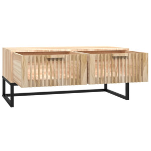 Couchtisch Holzwerkstoff & Eisen 80x40x35 cm