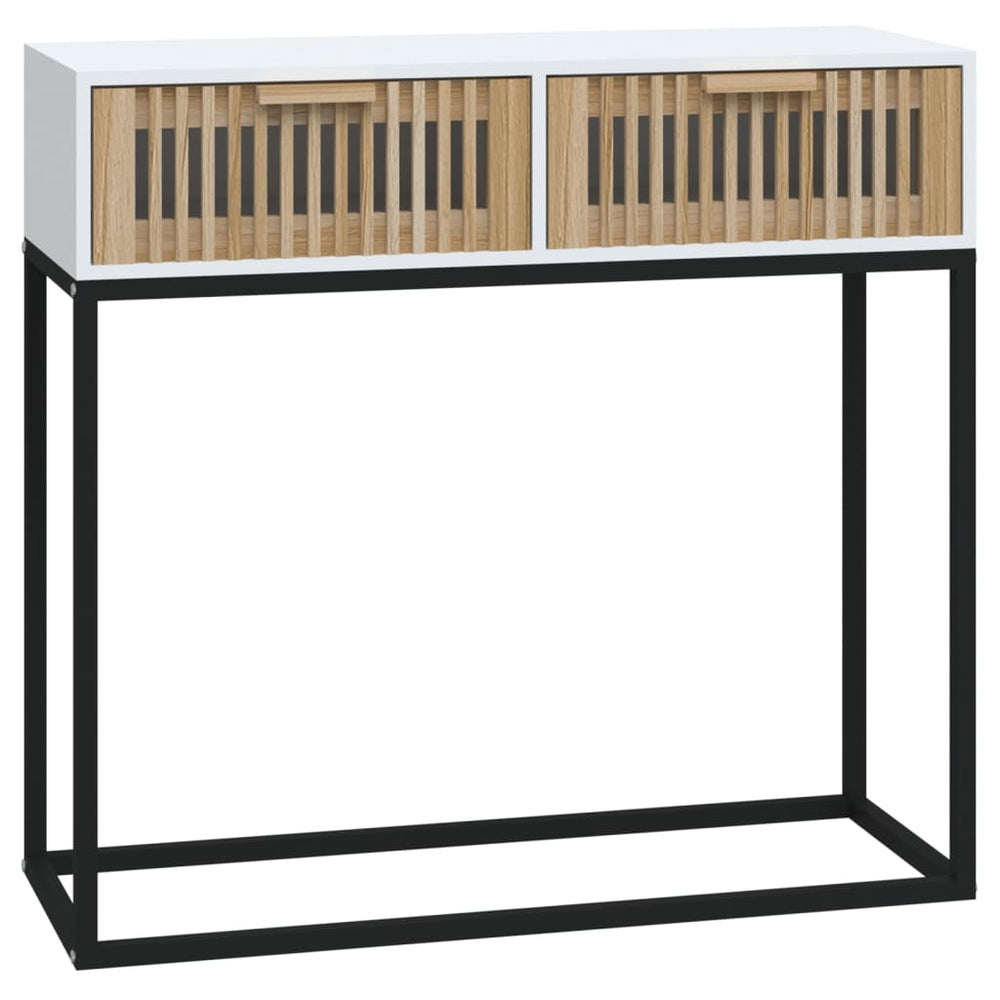 Weißer Konsolentisch 80x30x75 cm