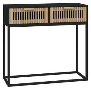 Schwarzer Konsolentisch 80x30x75 cm