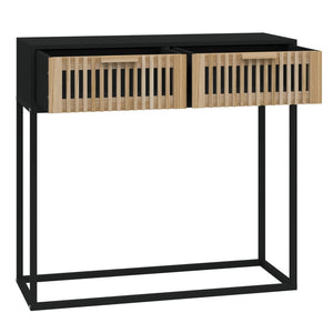 Schwarzer Konsolentisch 80x30x75 cm