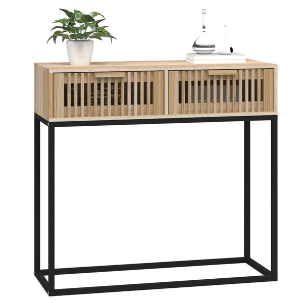 Konsolentisch 80cm mit Schubladen
