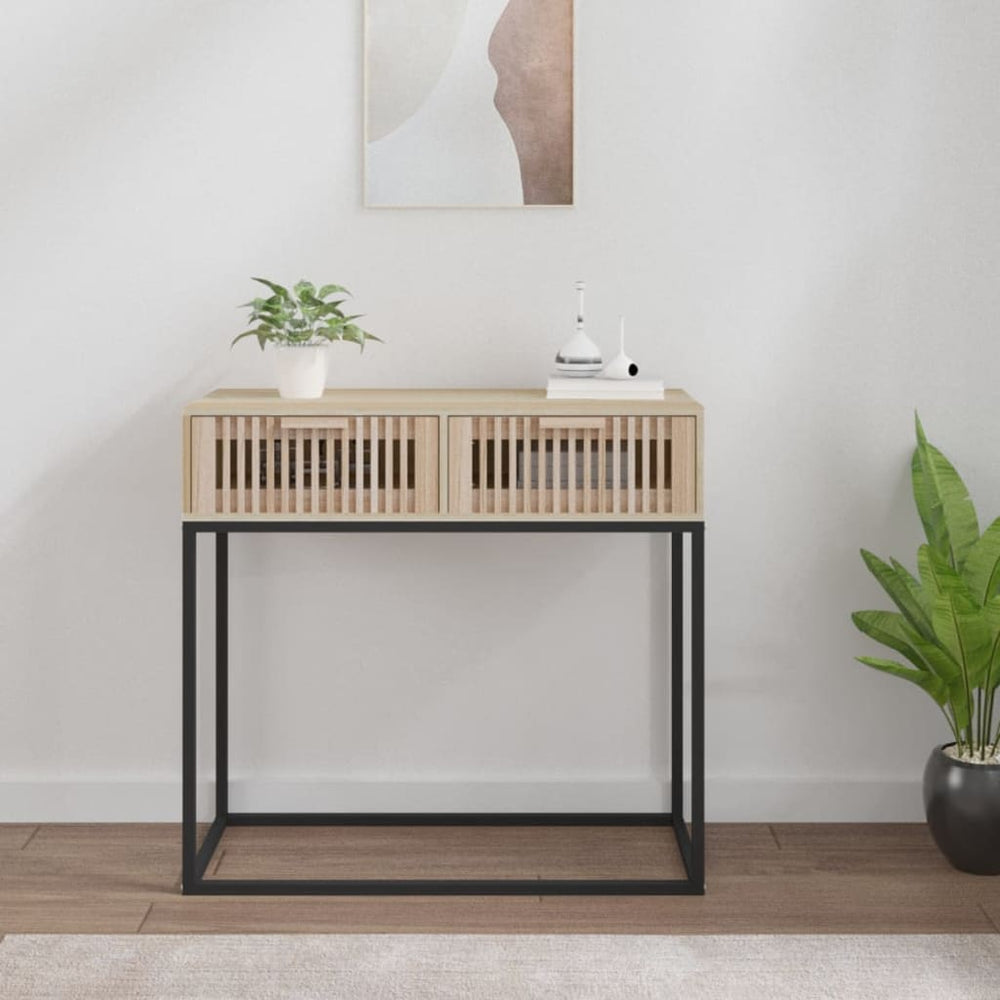 Konsolentisch 80cm mit Schubladen