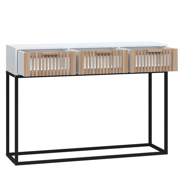 Weißer Konsolentisch 105 cm mit Schubladen