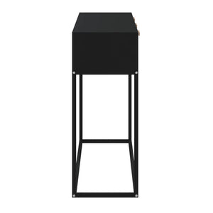 Schwarzer Konsolentisch 105 cm mit Schubladen