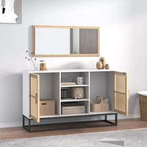 Weißes Sideboard 105 cm Holzwerkstoff