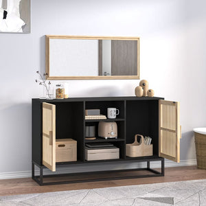 Schwarzes Sideboard 105 cm
