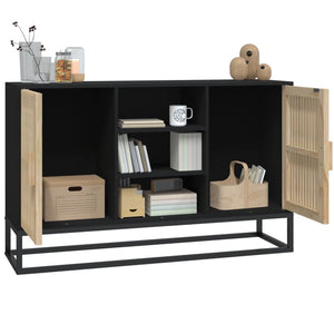 Schwarzes Sideboard 105 cm