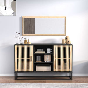 Schwarzes Sideboard 105 cm