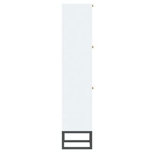 Weißer Schuhschrank 52x25x120 cm