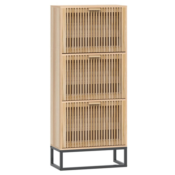 Schuhschrank Holzwerkstoff 52x25x120 cm