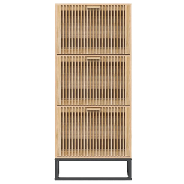 Schuhschrank Holzwerkstoff 52x25x120 cm