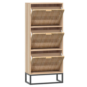 Schuhschrank Holzwerkstoff 52x25x120 cm