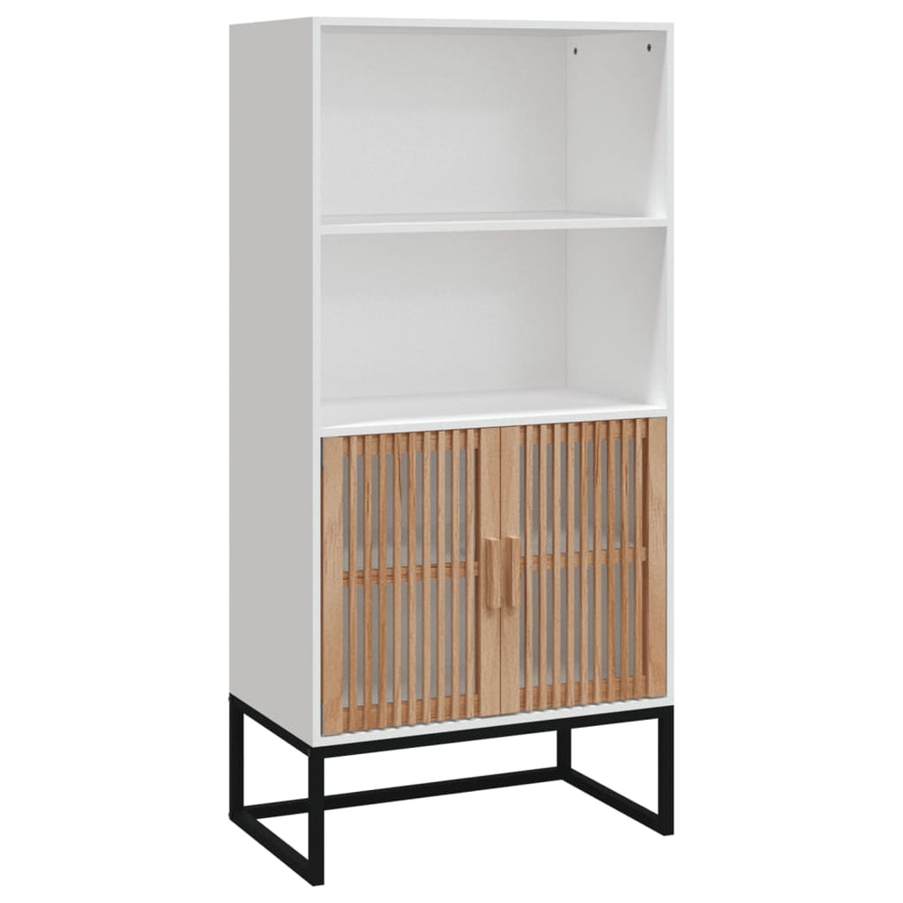 Highboard Weiß 60x35x125 cm