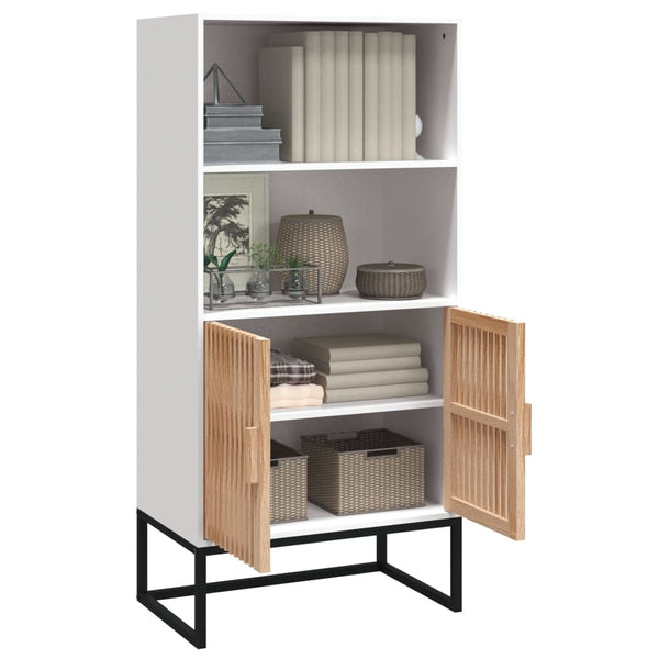 Highboard Weiß 60x35x125 cm