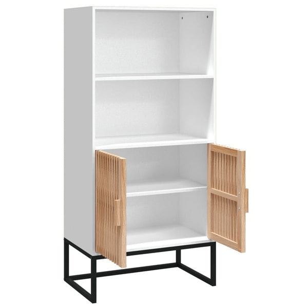 Highboard Weiß 60x35x125 cm