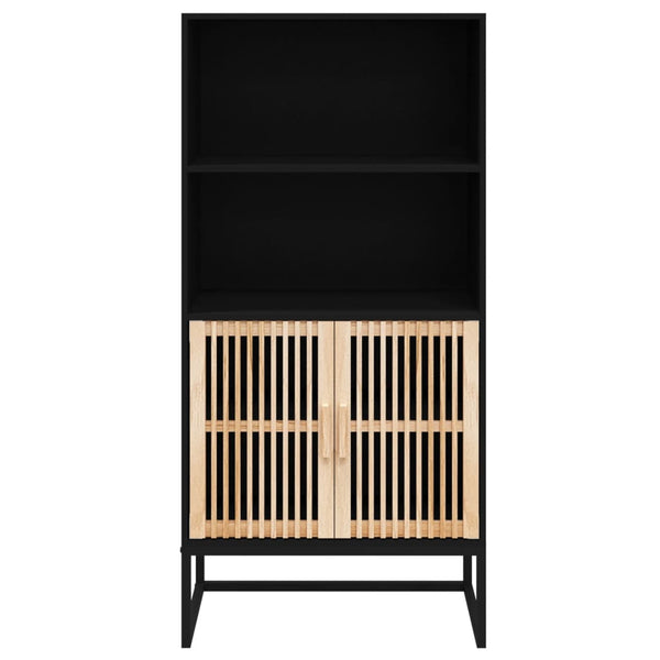 Schwarzes Highboard 60x35x125cm