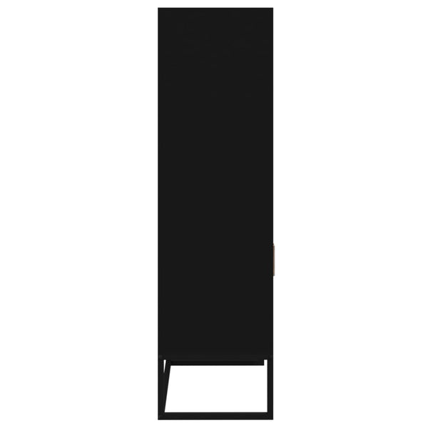 Schwarzes Highboard 60x35x125cm