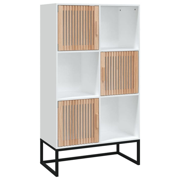 Highboard Weiß 70x35x125cm