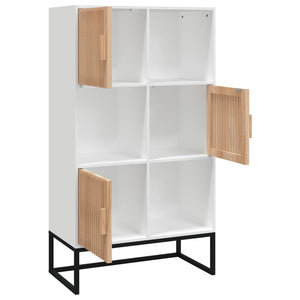 Highboard Weiß 70x35x125cm