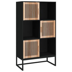 Schwarzes Highboard 70x35x125cm
