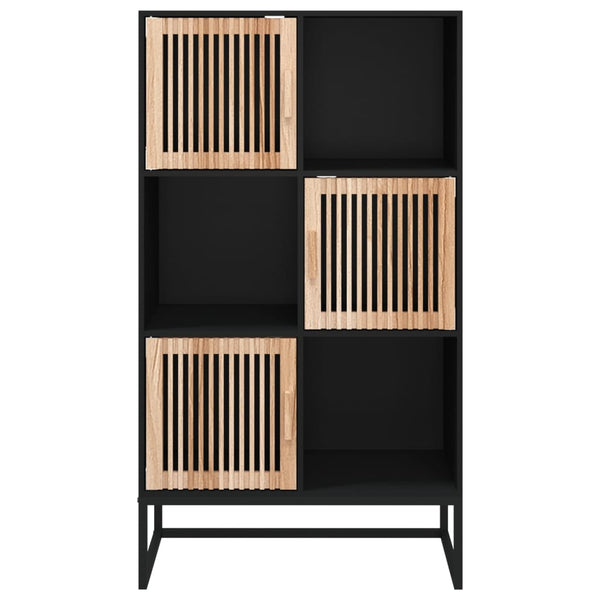 Schwarzes Highboard 70x35x125cm