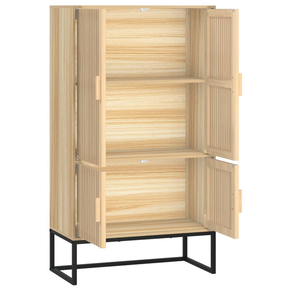 Highboard 70x35x125 cm Holz