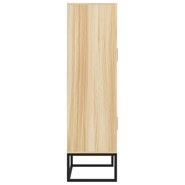 Highboard 70x35x125 cm Holz