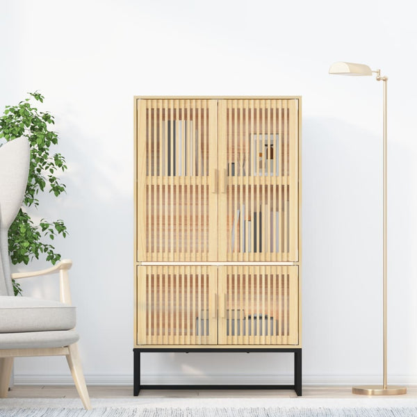 Highboard 70x35x125 cm Holz