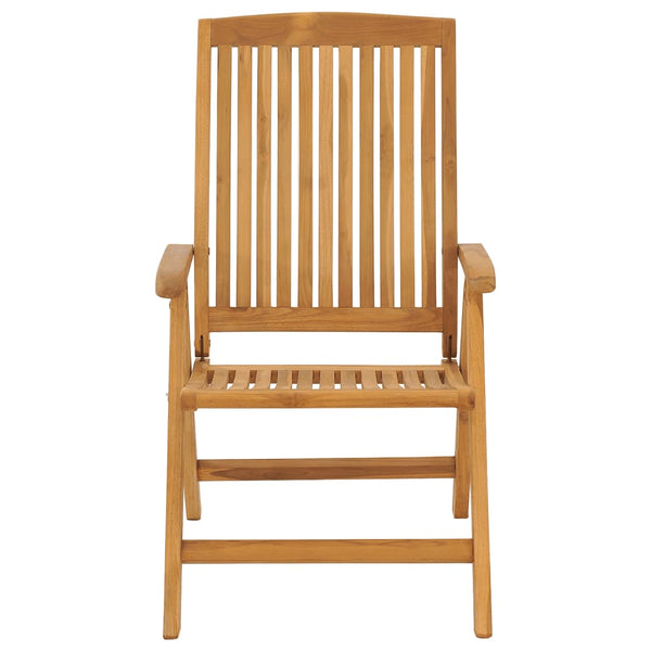 Verstellbare Teak Gartenstühle 2er Set