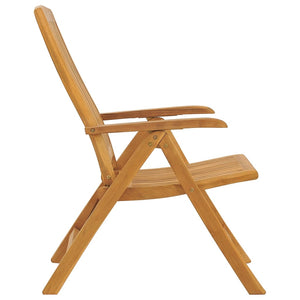 Verstellbare Teak Gartenstühle 2er Set