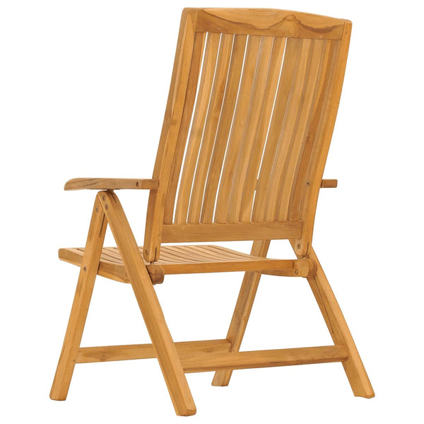 Verstellbare Teak Gartenstühle 2er Set