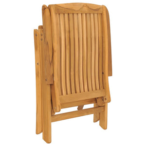 Verstellbare Teak Gartenstühle 2er Set