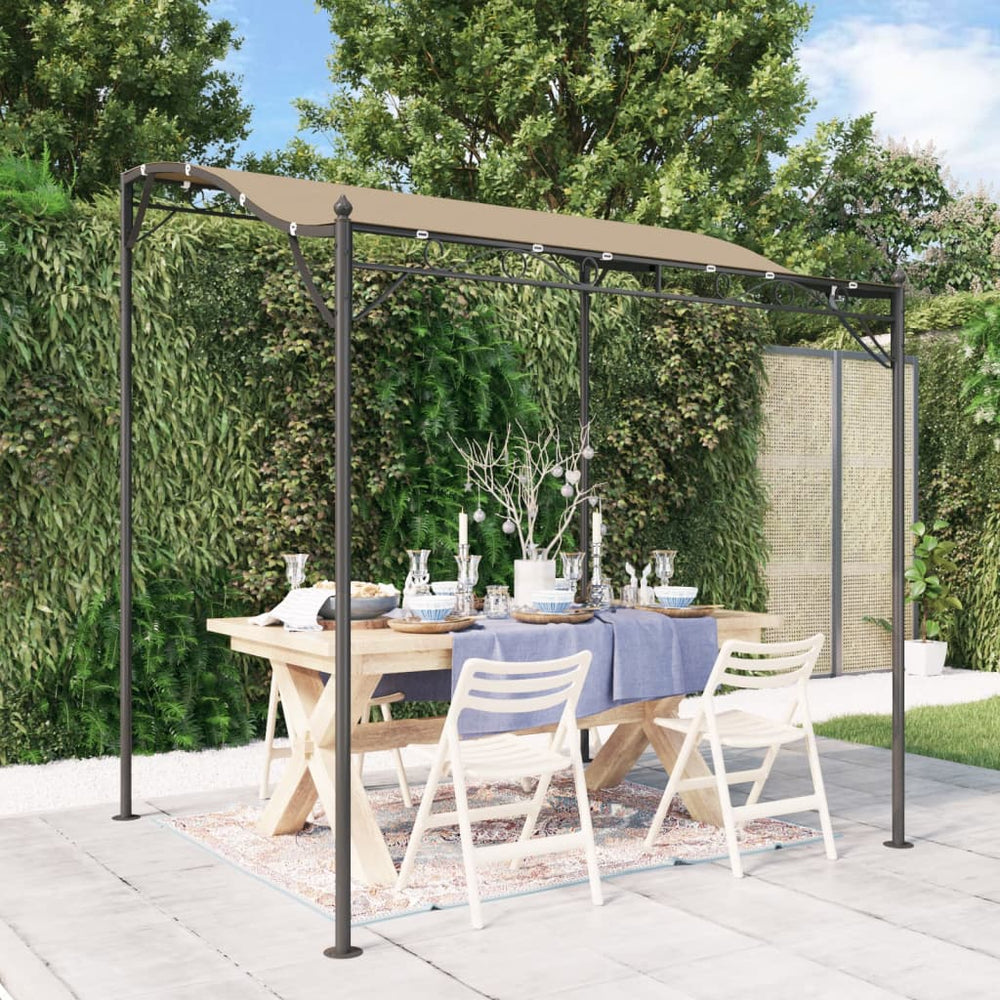 Taupe Markise 2x2,3 m, Stahl
