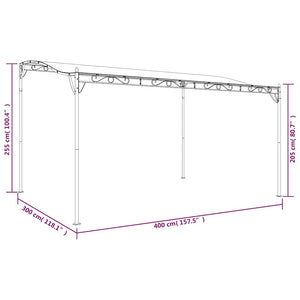 Creme Markise 4x3 m