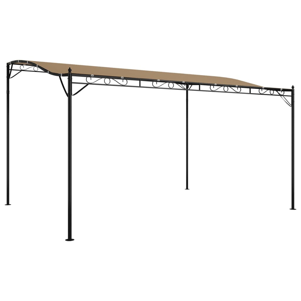 Taupe Markise 4x3 m, 180 g/m²