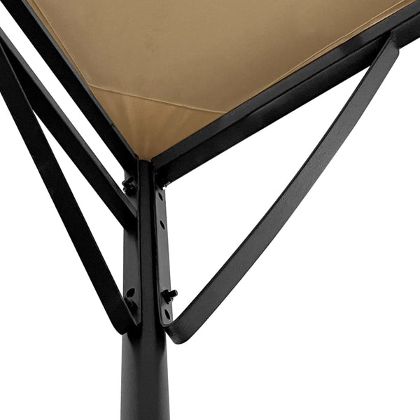Taupe Markise 4x3 m, 180 g/m²