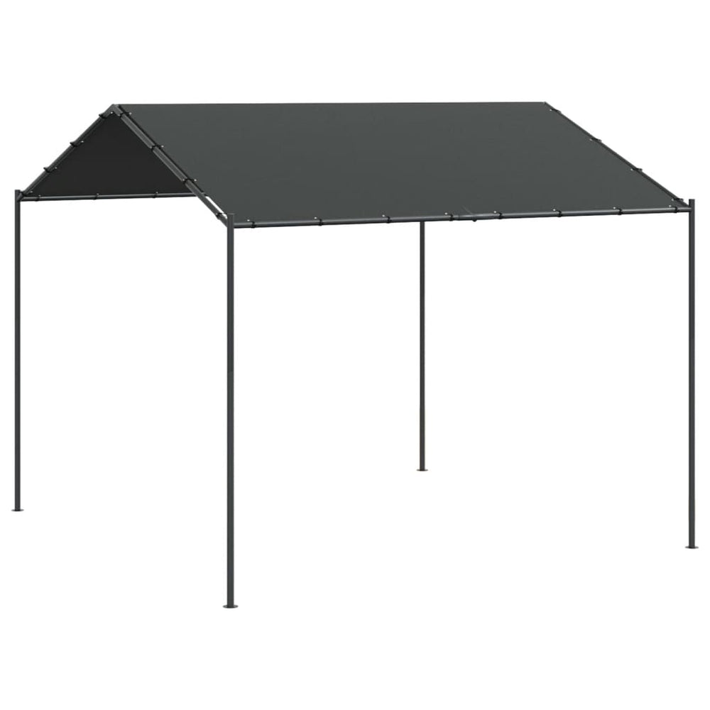 Anthrazit Gartenpavillon 3x3 m