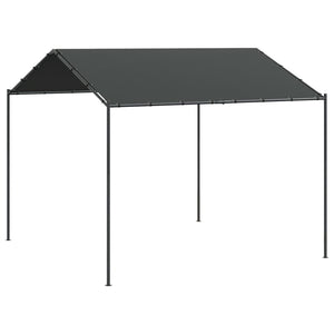 Anthrazit Gartenpavillon 3x3 m