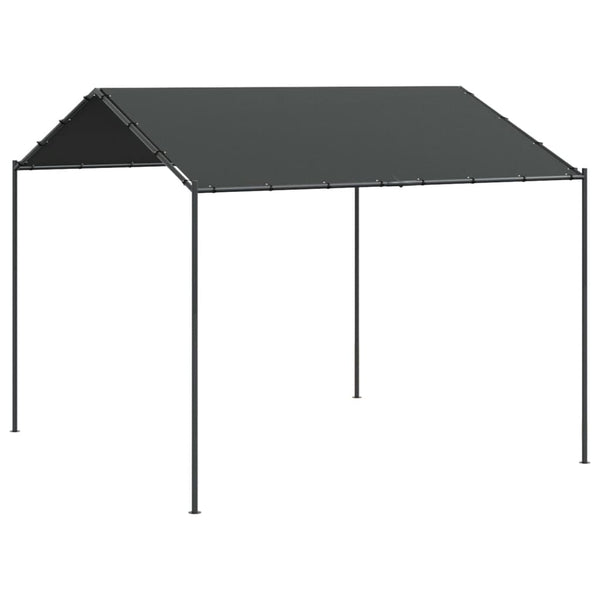 Anthrazit Gartenpavillon 3x3 m