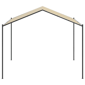 vidaXL Garden Gazebo Beige 3x3 m Steel and Fabric
