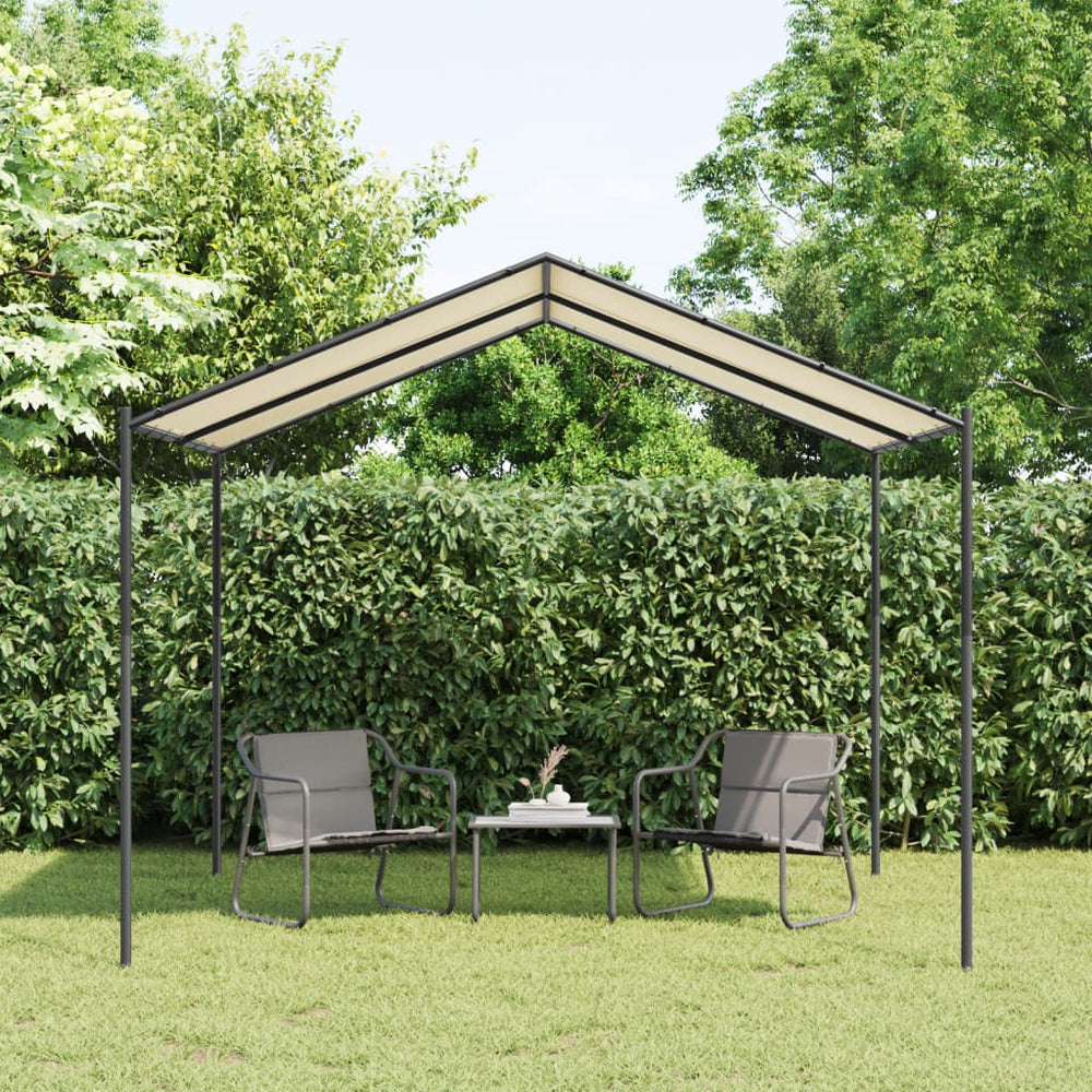 Beiger Gartenpavillon 3x3 m