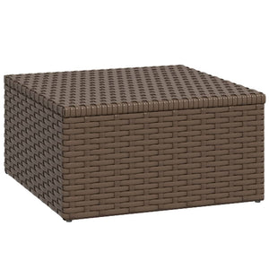 Garten Lounge Set Braun Poly Rattan