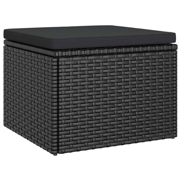 3-Sitzer Gartensofa mit Dach & Hocker