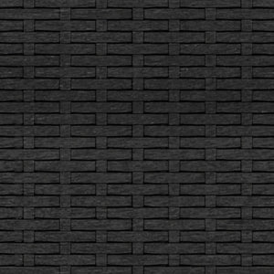 Gartenhocker mit Kissen, 4er Set, Schwarz
