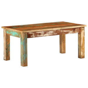 vidaXL Table basse 100x55x45 cm Bois de récupération massif